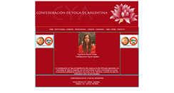 Desktop Screenshot of confederaciondeyogadeargentina.org